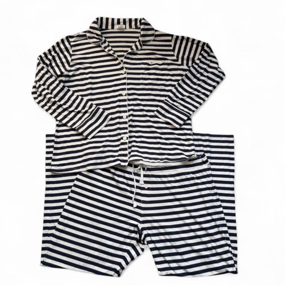 J.Crew Striped Pajama Set